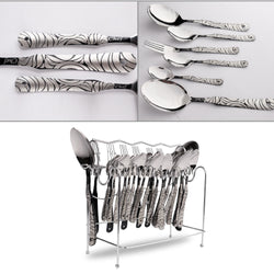 29 Pcs Stainless Steel High Polish 14 Guage Cutlery Deluxe Set by Majestic CHEF