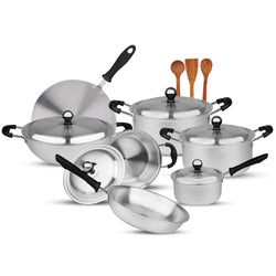 Chef Best Aluminum Cookware Set / Gift Set - Endure Series ( 15 Pcs )/ New Iznafatima