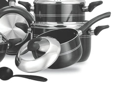 Chef Non-Stick Stylish Kitchen Set / Cookware Set With Combine Lid - (15 Pcs) 325 Izna fatima