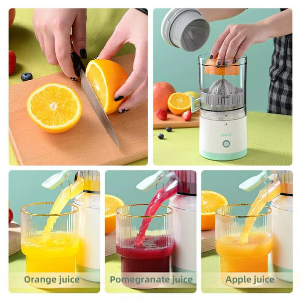 Wireless Slow Juicer Orange Lemon Juicer Usb Electric Juicers Fruit Extractor Portable Squeezer