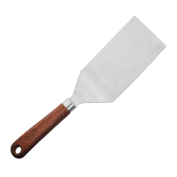 Chef Stainless Steel Turner Palta Spatula With Wooden Texture Handle