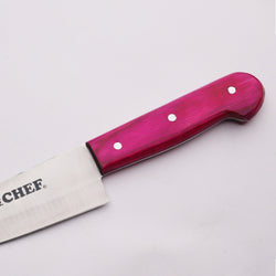 Stainless Steel Pro Chef Knife with Color Handle - Izna Fatima