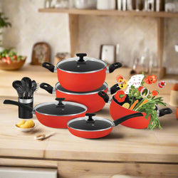 SHANGRILA GIFT PACK SET / KITCHEN SET(16 Pcs) / best non stick cooking kitchen set at best price in pakistan - chef cookware