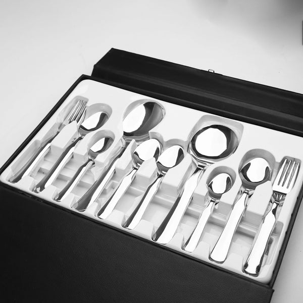 304 Stainless Steel High Polish 29 Pcs Cutlery Set - 6 Persons Serving - izna's cutlery collection
