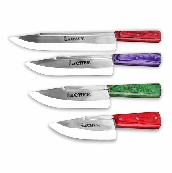 chef stainless steel knife set complete qurbani knife set meat knife skinner takbeer knife