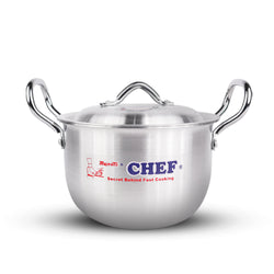 heavy gauge lid, nice packaging 10 pcs, silver steel material, stainless steel kunda and handles knobe, export quality products-chef cookware