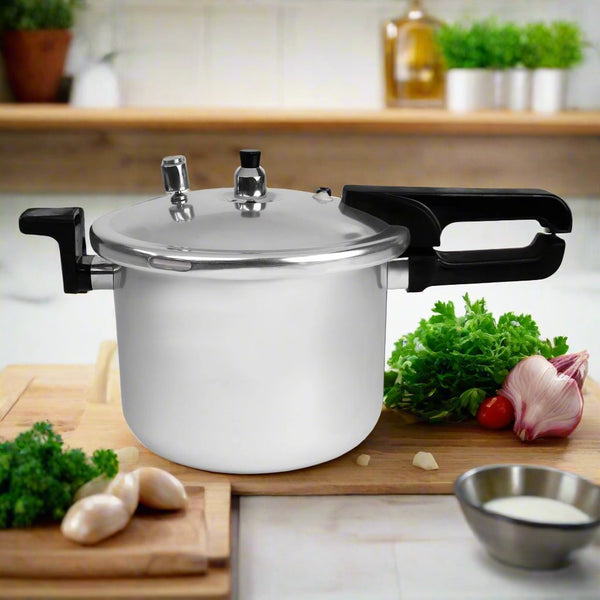 best aluminum pressure cooker at best price in pakistan-majestic chef cookware