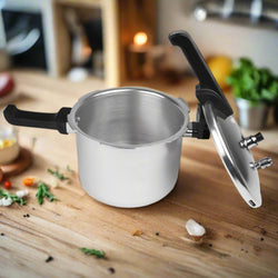 best aluminum pressure cooker with long bakelite stay cool handle blass free pressure cooker at best sale price in Pakistan - chef cookware