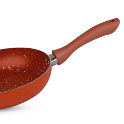 Chef Granito Series 3 Layer Marble Coating Nonstick Frying Pan 20cm -Copper - majestic chef cookware