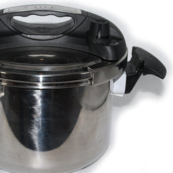 CHEF Best Imported Stainless Steel Pressure Cooker - CLIP-ON - 8 Liter