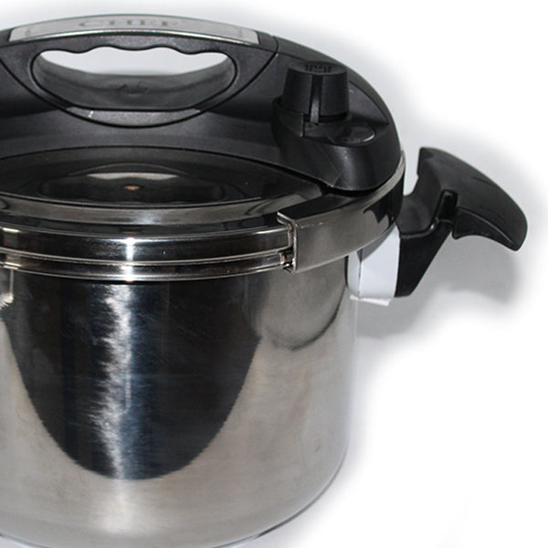 CHEF Best Imported Stainless Steel Pressure Cooker - CLIP-ON - 8 Liter