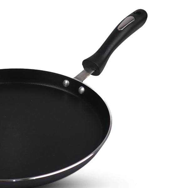 best quality nonstick pizza pan / hot plate  with strong and fix bakelite handle at low price in Pakistan-majestic chef 