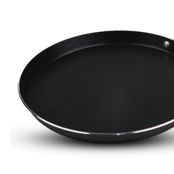 best quality nonstick pizza pan / hot plate  with strong and fix bakelite handle at low price in Pakistan-majestic chef 