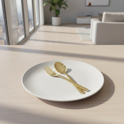 premium quality pvd gold plated cutlery set 6 persons serving at best price in Pakistan