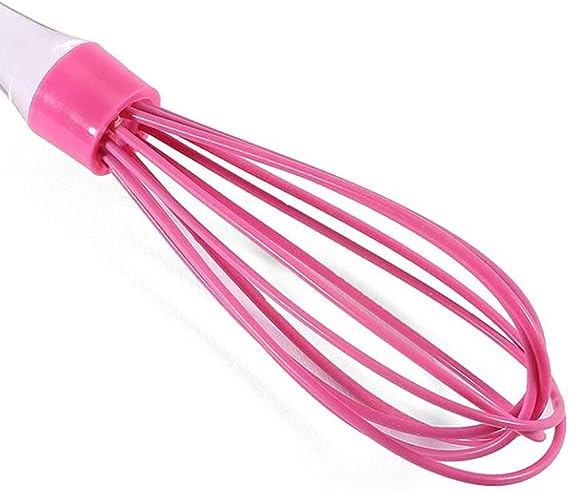 Acrylic Handle Egg Beater, Silicone Egg Beater, Transparent Handle Egg Whisk, Manual Hand Mixer