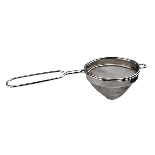 Fine Mesh Stainless Steel Deep Tea Strainer - Wired Handle - Small