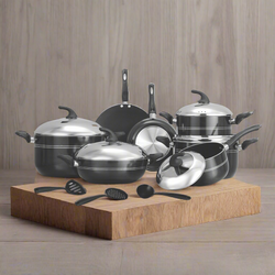 Chef Non-Stick Stylish Kitchen Set / Cookware Set With Combine Lid - (15 Pcs) 325