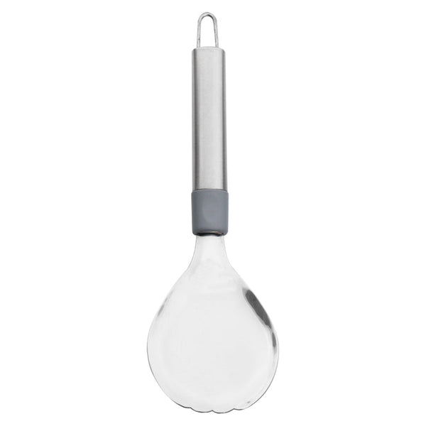 Chef Stainless Steel Rice Panja Rice Spoon / Skimmer  with Steel Pipe Handle