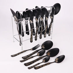 Chef best quality Powder Coating 6 Persons Serving Cutlery set - 29 Pcs