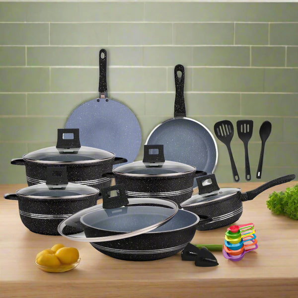 Pakistan's best cookware brand - die cast nonstick cookware set at low price - majestic chef cookware