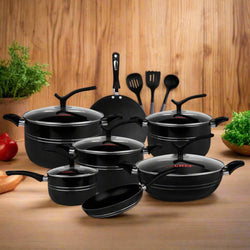 nonstick cookware set complete kitchen gift set cooking pan and frying pan with tawa and spoon at best prices, chef cookware