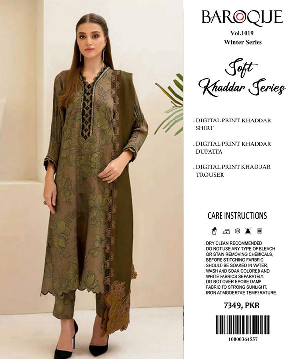 Khdar 3pc unstitch
