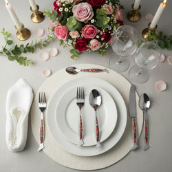 29 Pcs Cutlery Set With Stand - Multi Texture