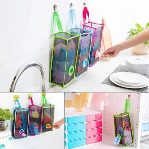 Chef 3 Pcs Mesh Hanging Kitchen Garbage Bag Storage