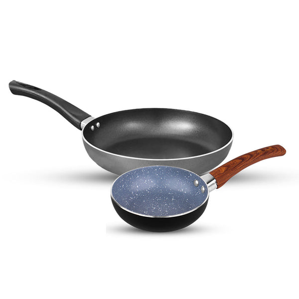 Chef Best Deal 2 In 1 Non Stick Frying Pans - 12cm & 18cm