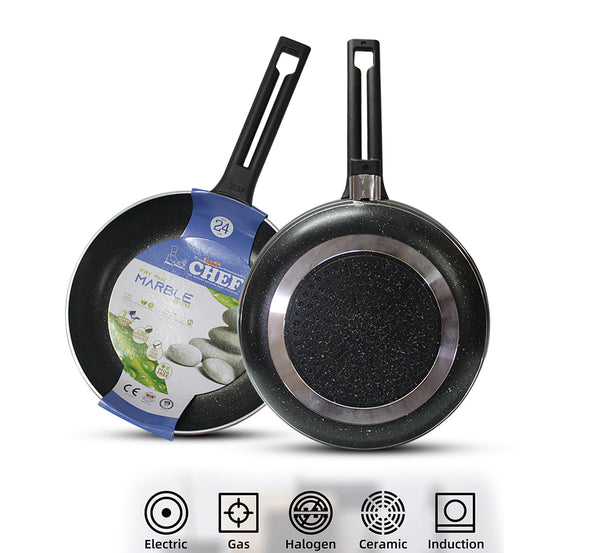 chef best quality non stick induction base frying pan in pakistan - chef cookware