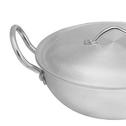 Chef Best Aluminum Dull Finish Wok/ Karahi price in pakistan-Chef Cookware