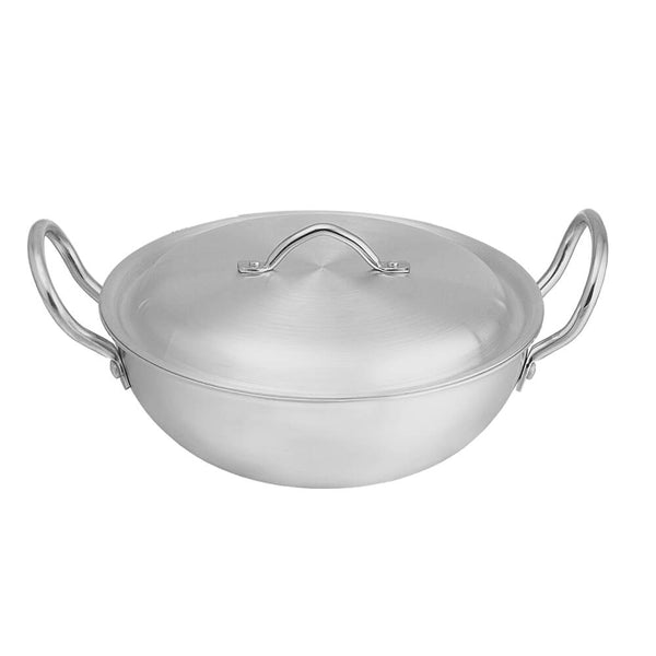 Chef Best Aluminum Dull Finish Wok/ Karahi price in pakistan-Chef Cookware