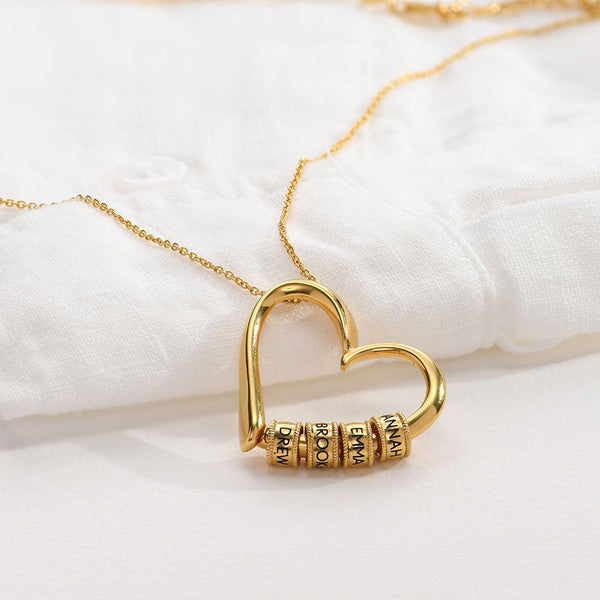 Heart lettering necklace - RFG