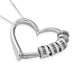 Heart lettering necklace - RFG