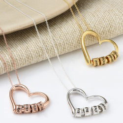 Heart lettering necklace - RFG